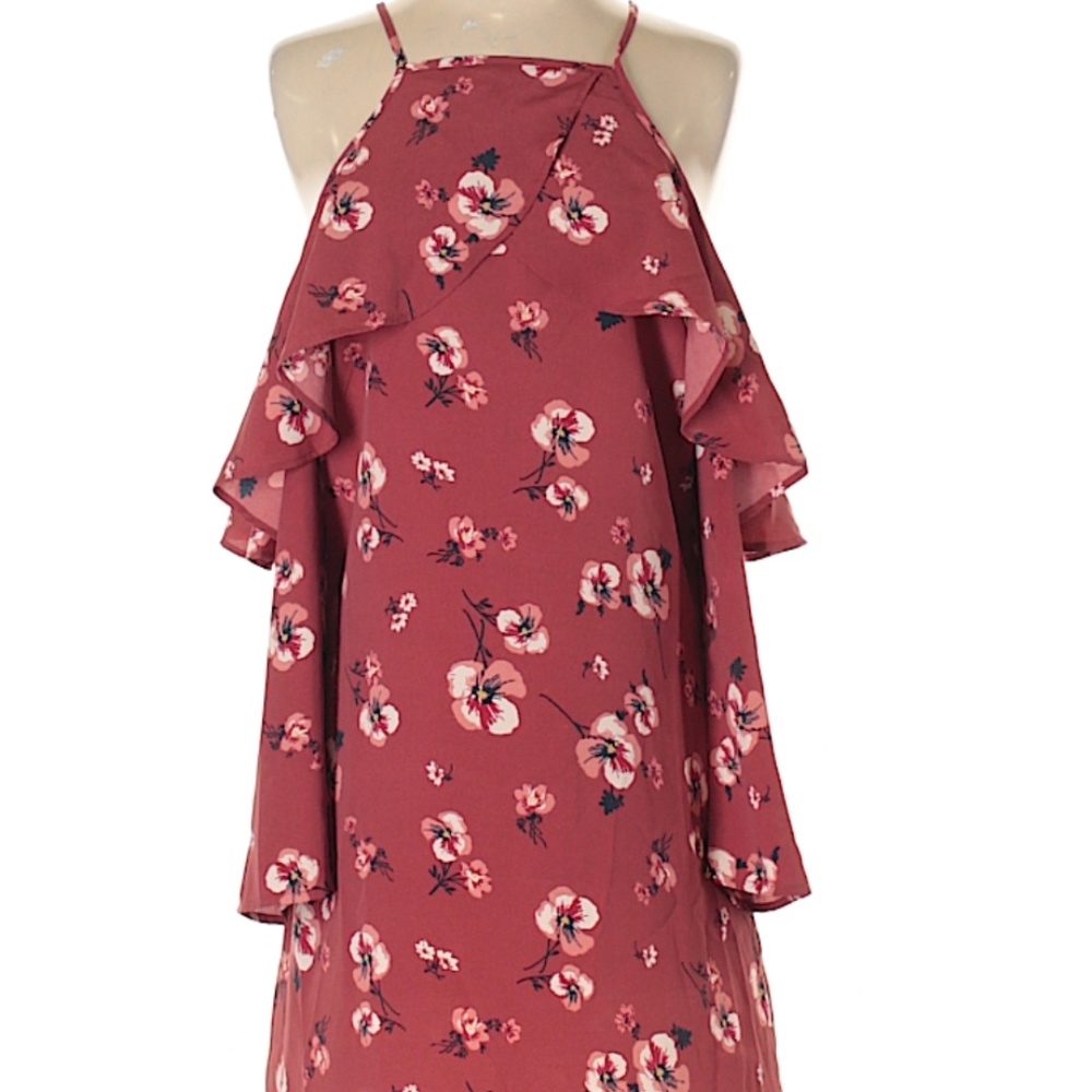 (NWT) Red/Burgundy Floral Dress